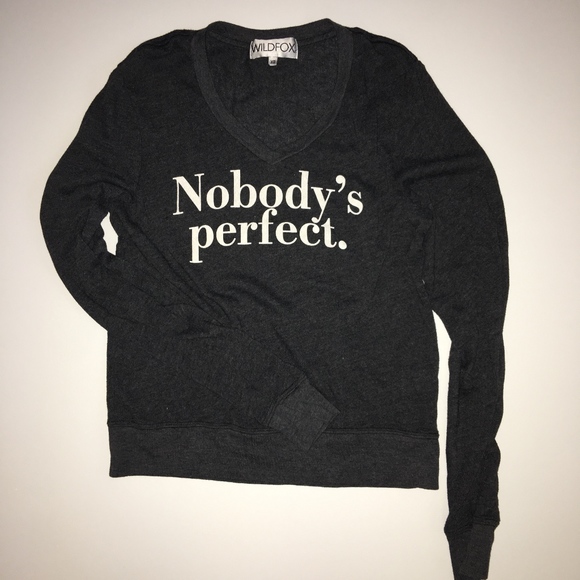 WILDFOX "NOBODY'S PERFECT" BEACH JUMPER.. - Picture 3 of 4